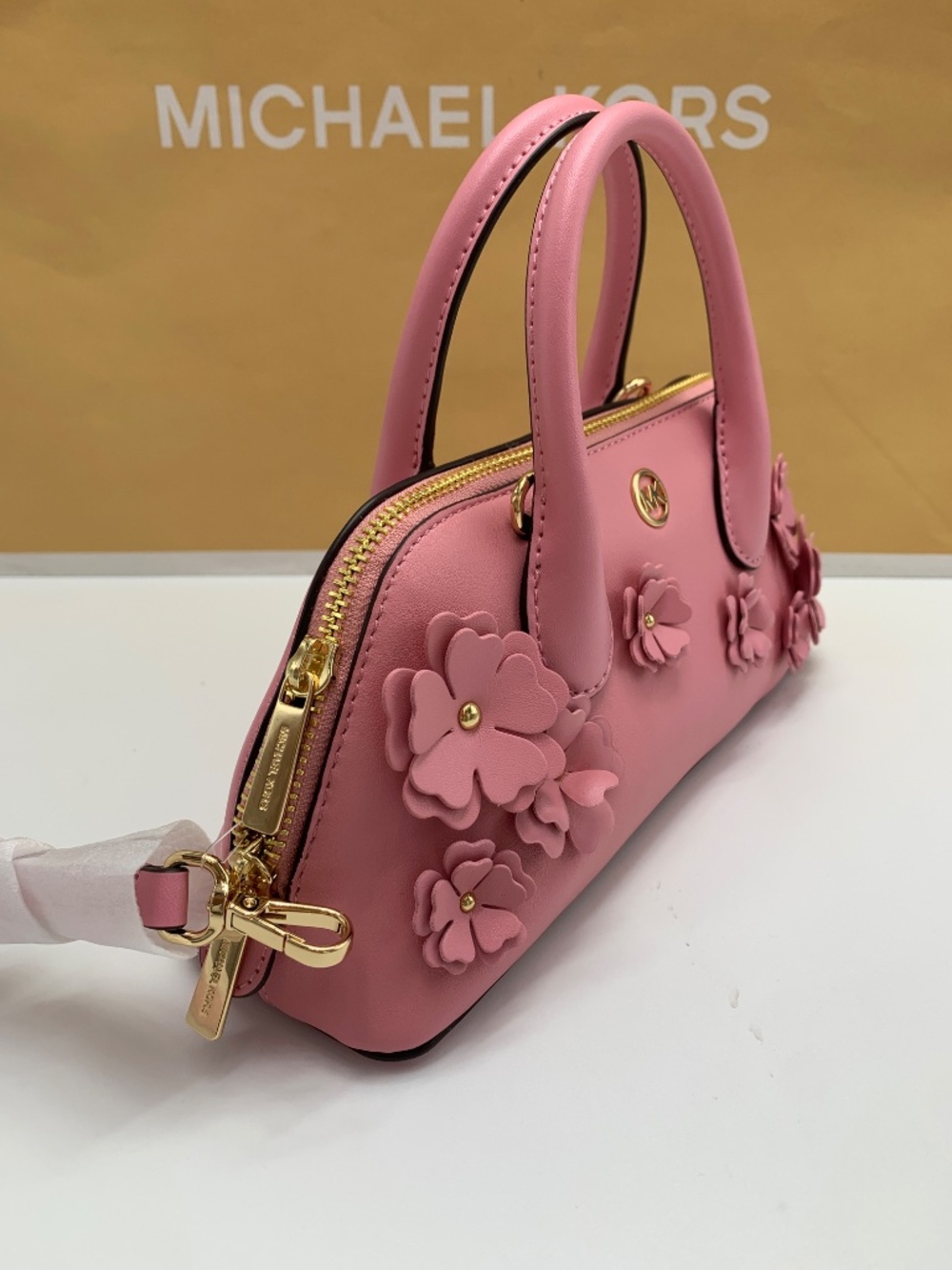 Michael kors Petra Small Floral Embellished Crossbody Bag - Picture 4 of 12